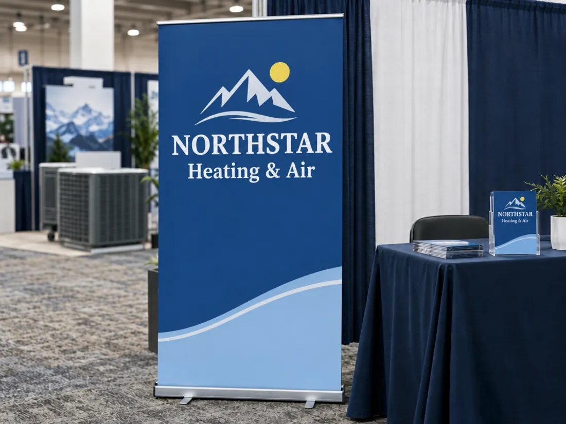 Retractable Banner Stands, typical version