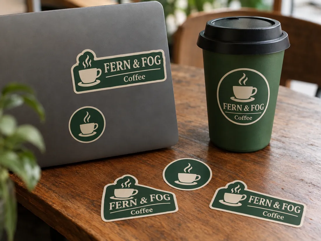Die-Cut Stickers, typical version
