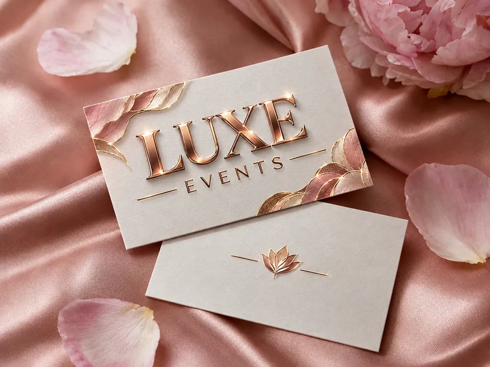 Raised Foil Business Cards
