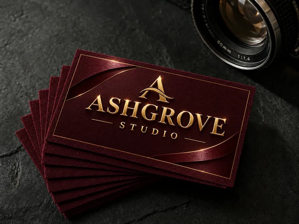 Suede Business Cards