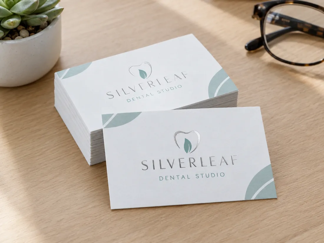 Foil Business Cards, redesigned by PrintFlashy